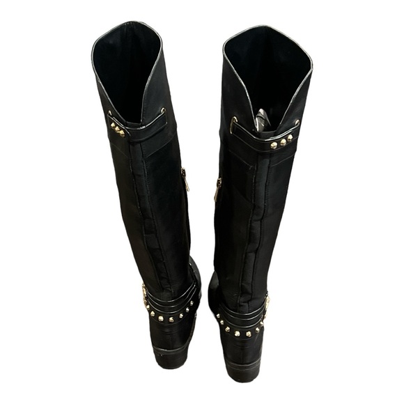 Vince Camuto Black Smooth Calf Black Boots Size 6.5. - Picture 3 of 8